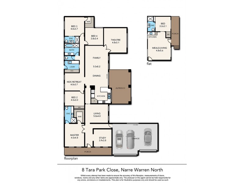 8 Tara Park Close, Narre Warren North VIC 3804 Floorplan