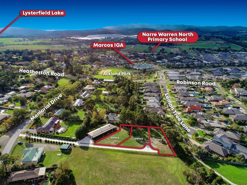 Lots 56 A,B andC Memorial Drive, Narre Warren North VIC 3804