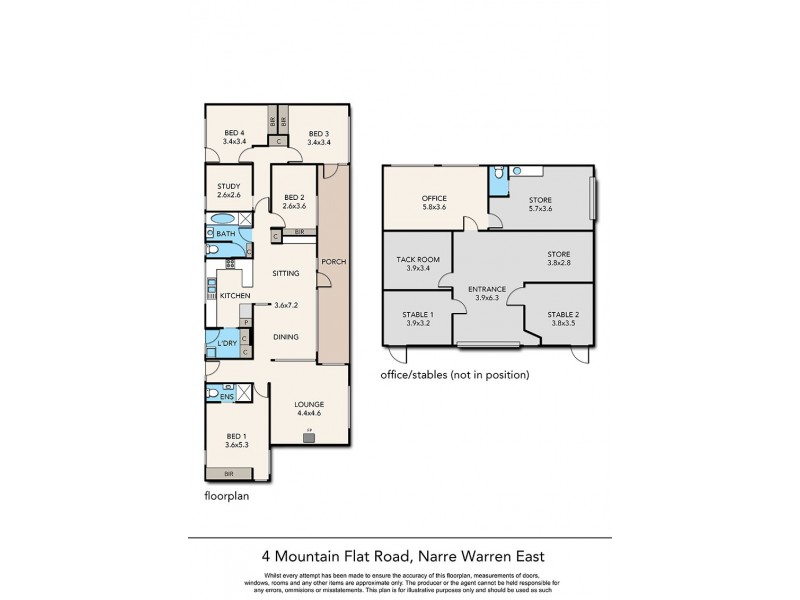 4 Mountain Flat Road, Narre Warren East VIC 3804 Floorplan