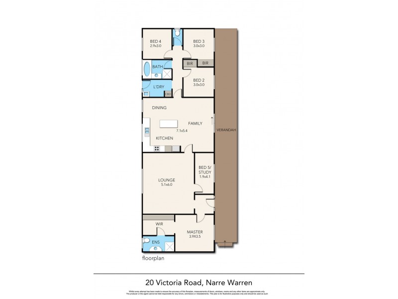 20 Victoria Road, Narre Warren VIC 3805 Floorplan