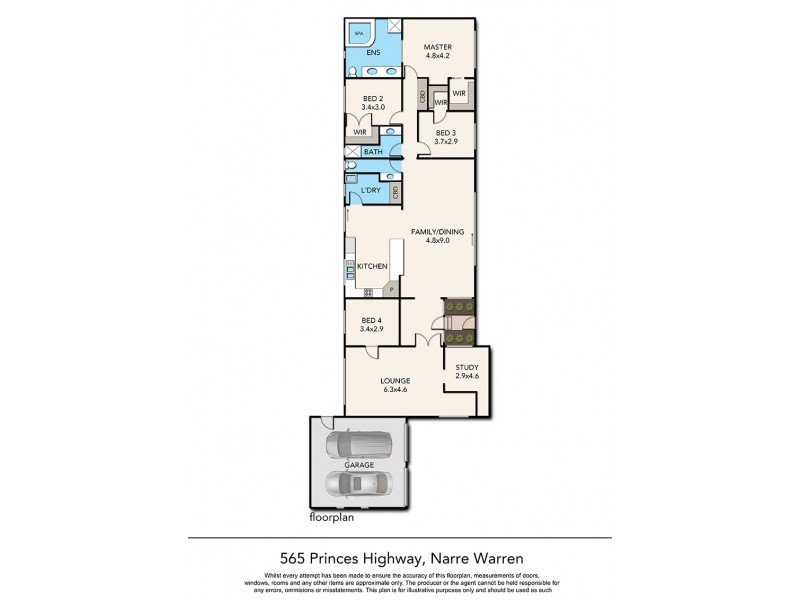 565 Princes Highway, Narre Warren VIC 3805 Floorplan