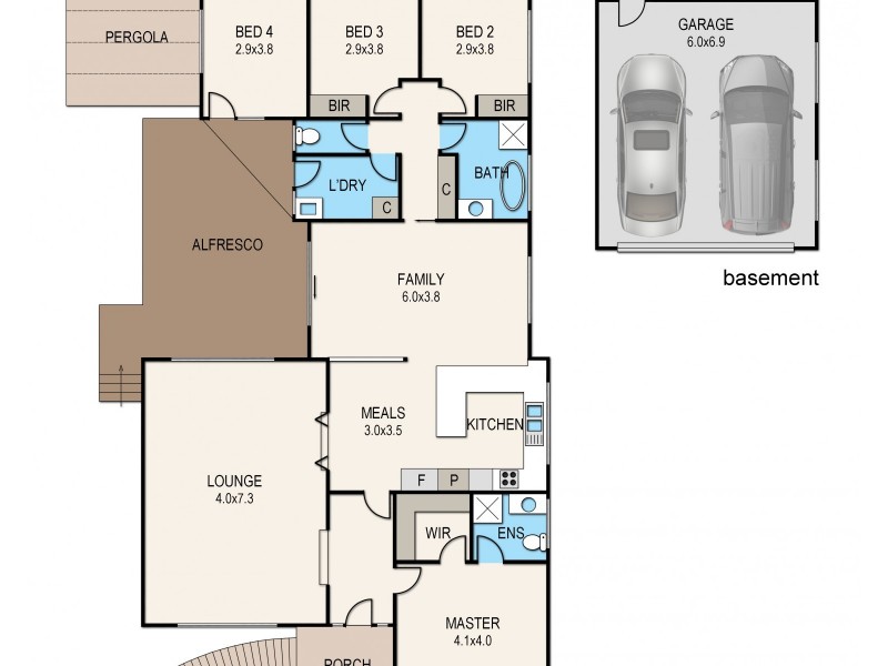 29 Cloverset Ave, Narre Warren VIC 3805 Floorplan