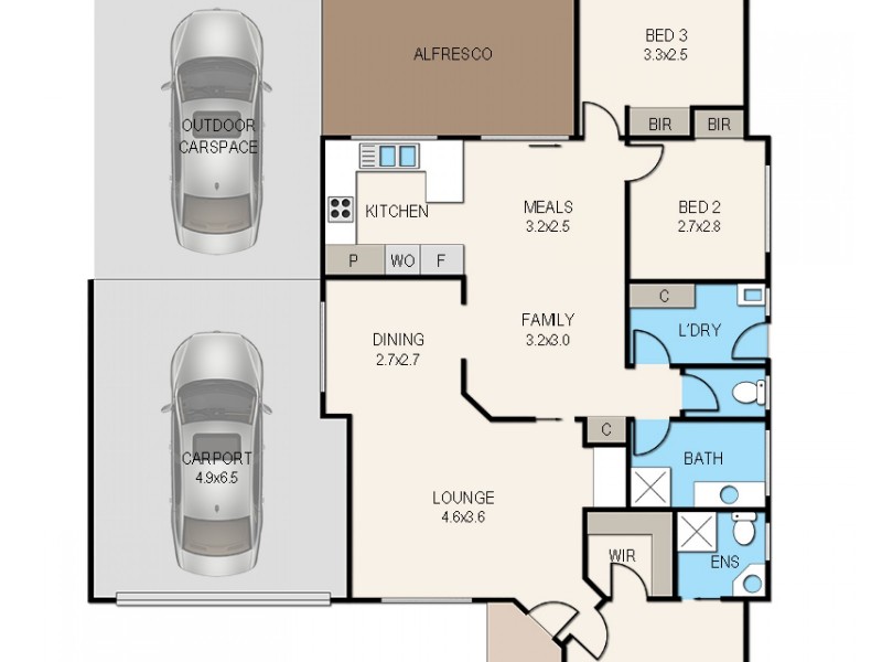 18 Pentland Drive, Narre Warren VIC 3805 Floorplan
