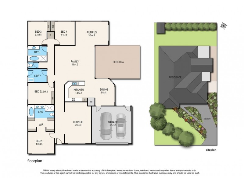 4 Cantrell Place, Narre Warren South VIC 3805 Floorplan