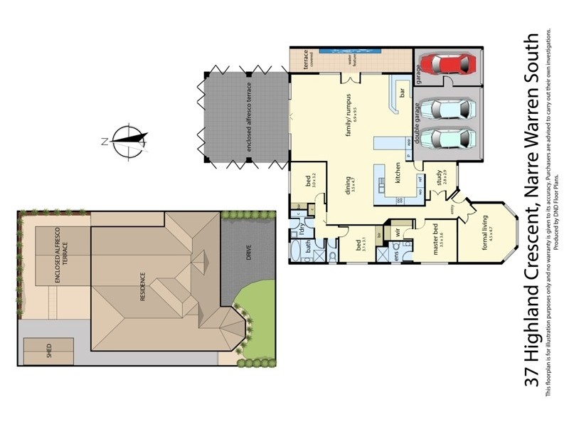 37 Highland Crescent, Narre Warren South VIC 3805 Floorplan