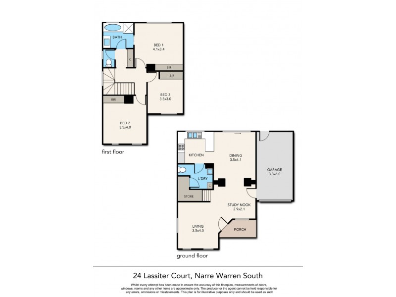 24 Lassiter Court, Narre Warren South VIC 3805 Floorplan