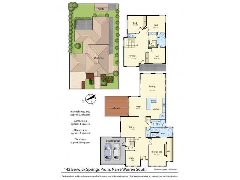 142 Berwick Springs Promenade, Narre Warren South VIC 3805 Floorplan