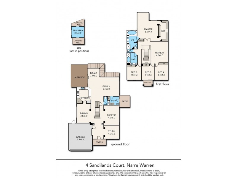 4 Sandilands Court, Narre Warren North VIC 3804 Floorplan