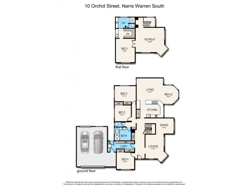 10 Orchid Street, Narre Warren South VIC 3805 Floorplan