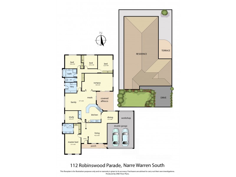 112 Robinswood Parade, Narre Warren South VIC 3805 Floorplan