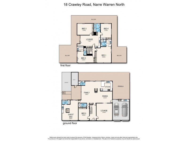 18 Crawley Road, Narre Warren North VIC 3804 Floorplan