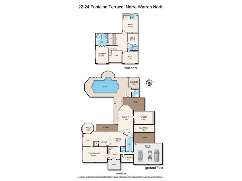 22 -24 Fontaine Terrace, Narre Warren North VIC 3804 Floorplan