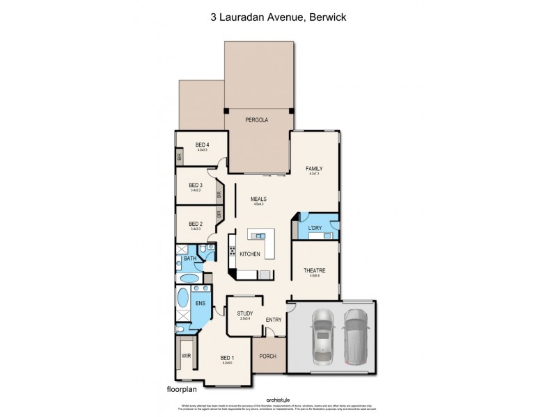 3 Lauradan Avenue, Berwick VIC 3806 Floorplan