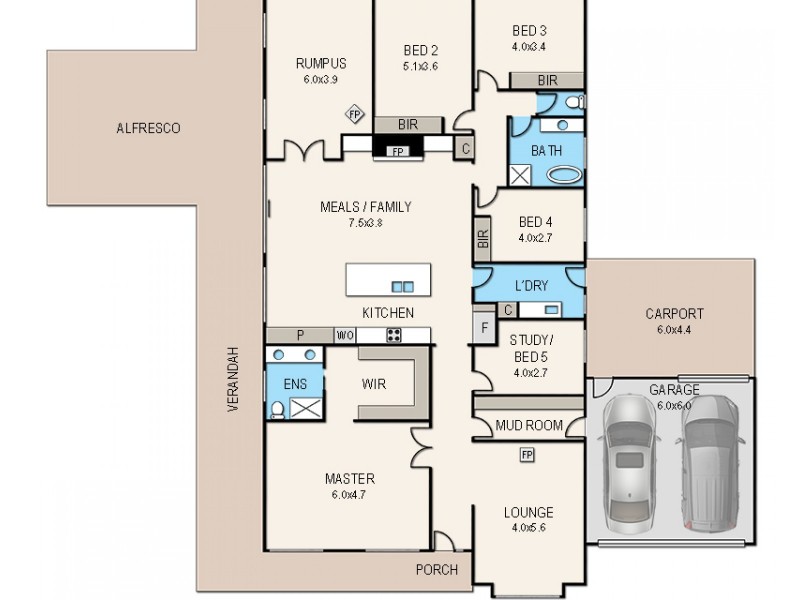 40 North Hidden Valley Circuit, Beaconsfield VIC 3807 Floorplan