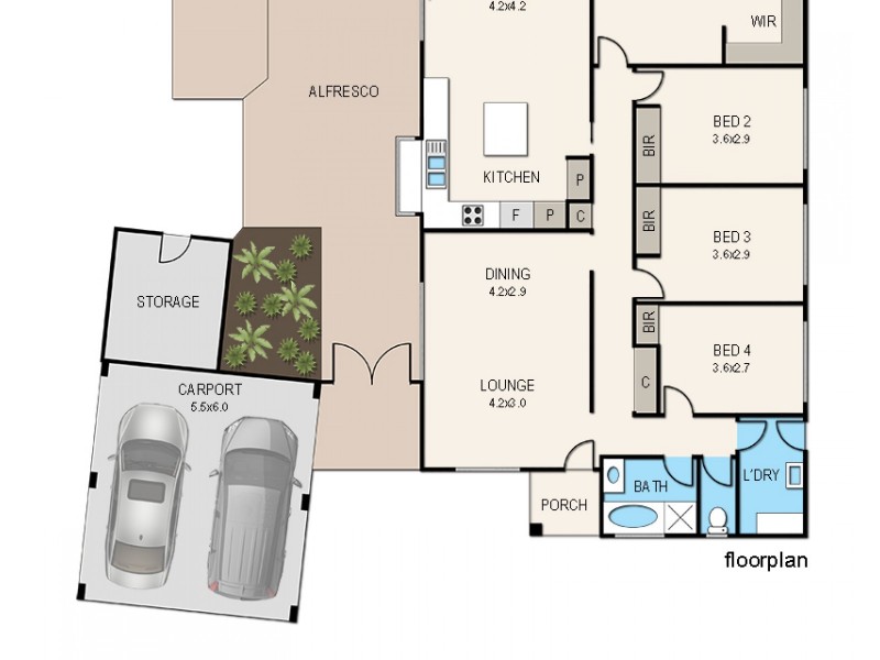 18 Fountain Drive, Narre Warren VIC 3805 Floorplan