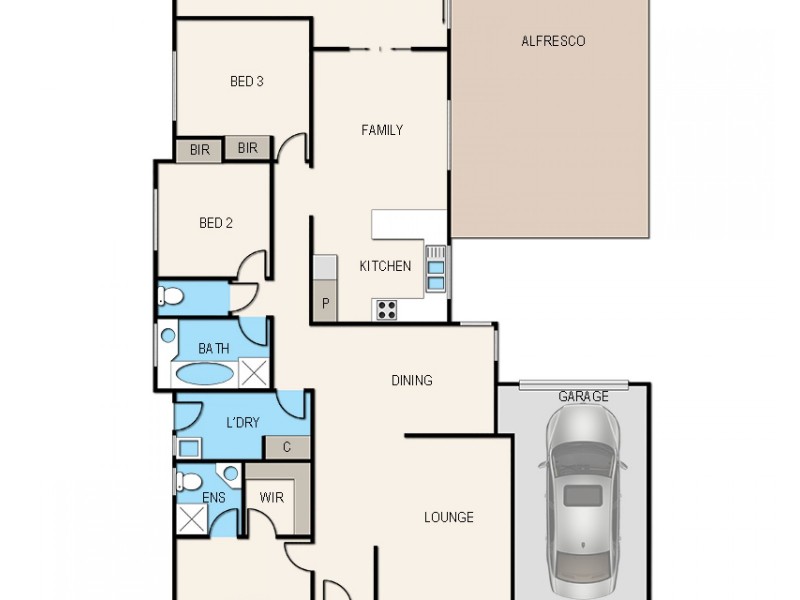34 Willslie Crescent, Berwick VIC 3806 Floorplan