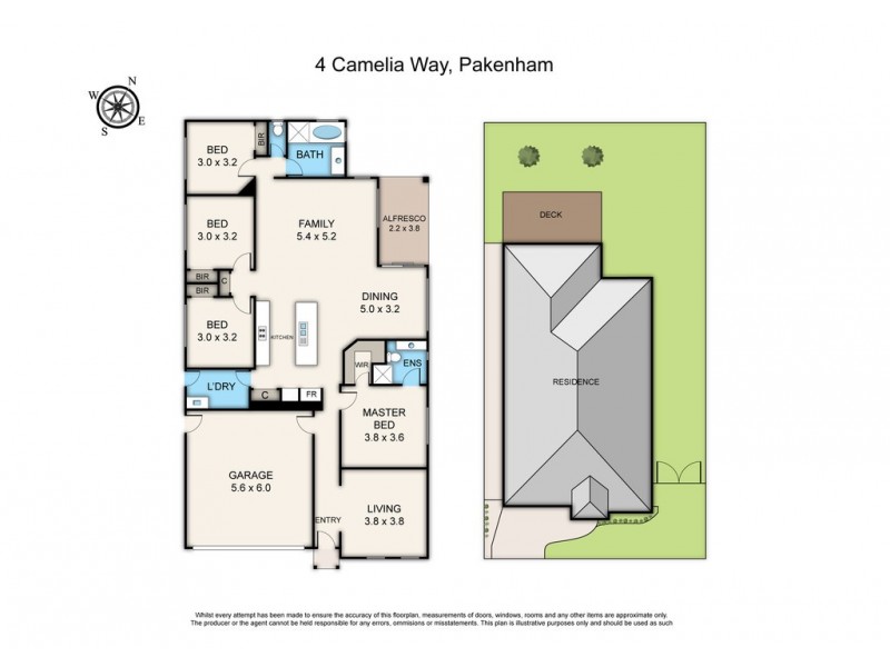 4 Camelia Way, Pakenham VIC 3810 Floorplan