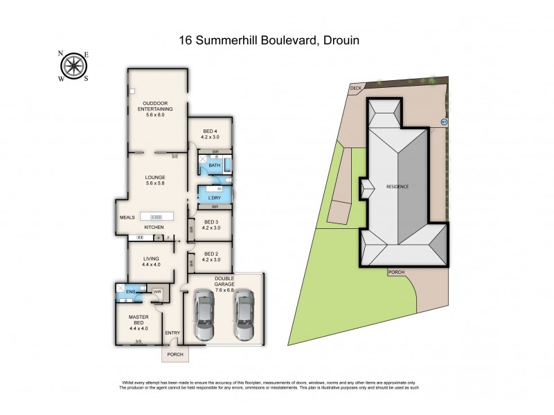 16 Summerhill Boulevard, Drouin VIC 3818 Floorplan