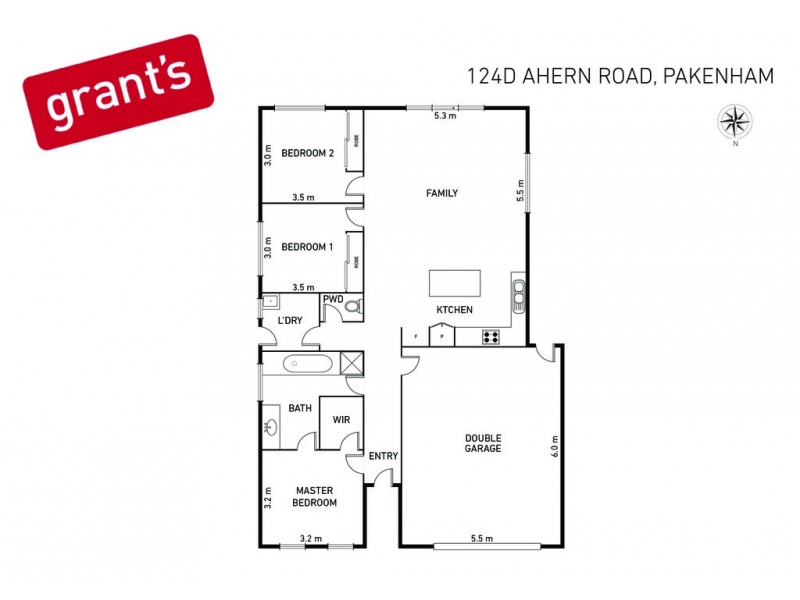 124D Ahern Road, Pakenham VIC 3810 Floorplan