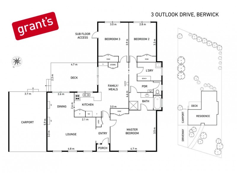 3 Outlook Drive, Berwick VIC 3806 Floorplan