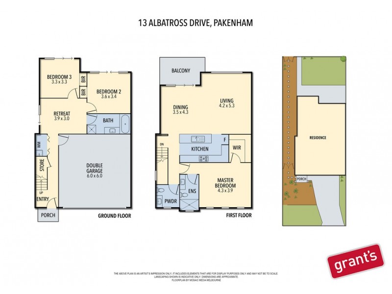 13 Albatross Drive, Pakenham VIC 3810 Floorplan