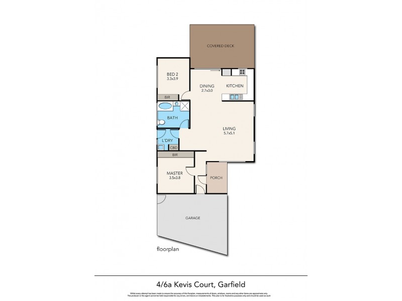 4/6A Kevis Court, Garfield VIC 3814 Floorplan
