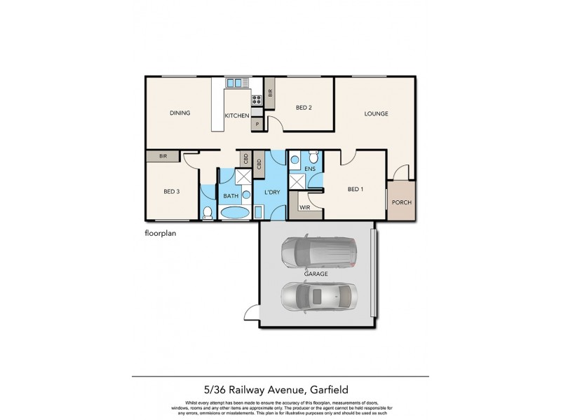 5/36 Railway Avenue, Garfield VIC 3814 Floorplan