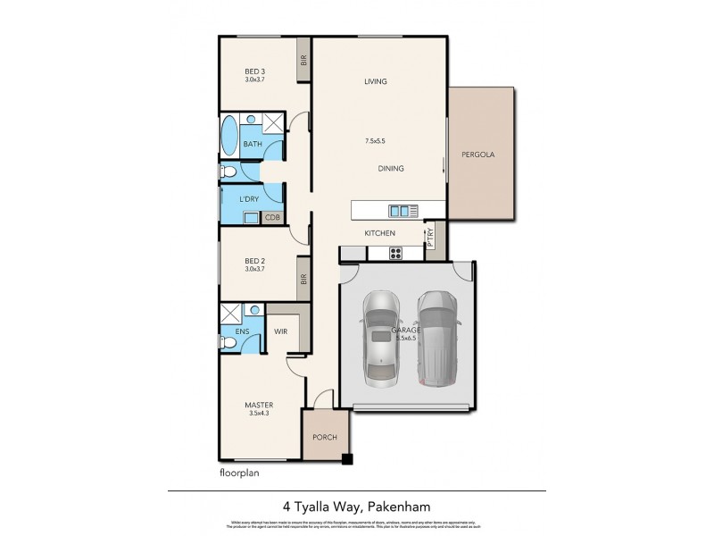 4 Tyalla Way, Pakenham VIC 3810 Floorplan