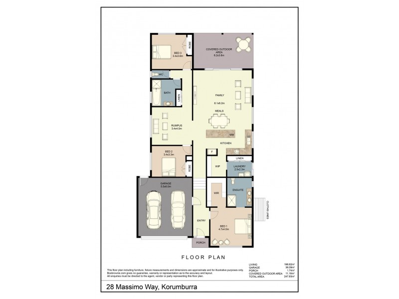 28 Massimo Way, Korumburra VIC 3950 Floorplan