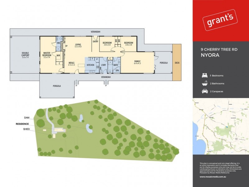9 Cherry Tree Road, Nyora VIC 3987 Floorplan