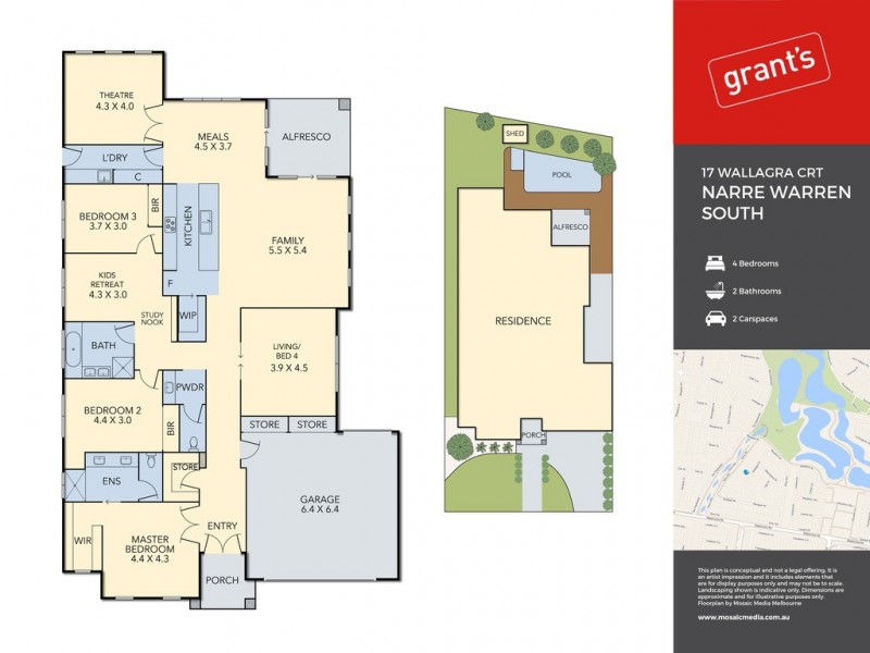 17 Wallagra Court, Narre Warren South VIC 3805 Floorplan