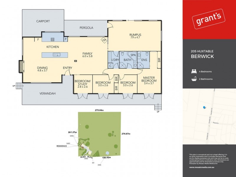 205 Huxtable Road, Pakenham Upper VIC 3810 Floorplan