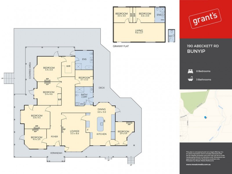 190 A’Beckett Road, Bunyip VIC 3815 Floorplan