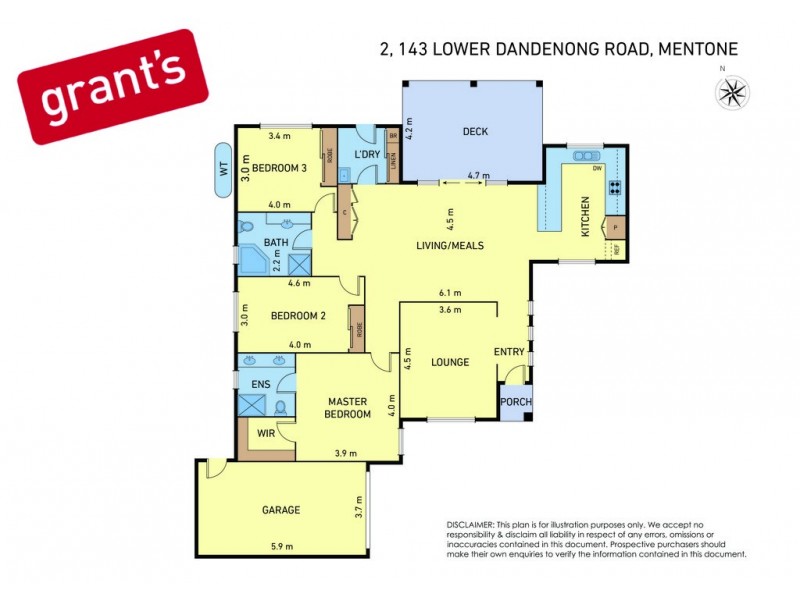 2/143 Lower Dandenong Road, Mentone VIC 3194 Floorplan