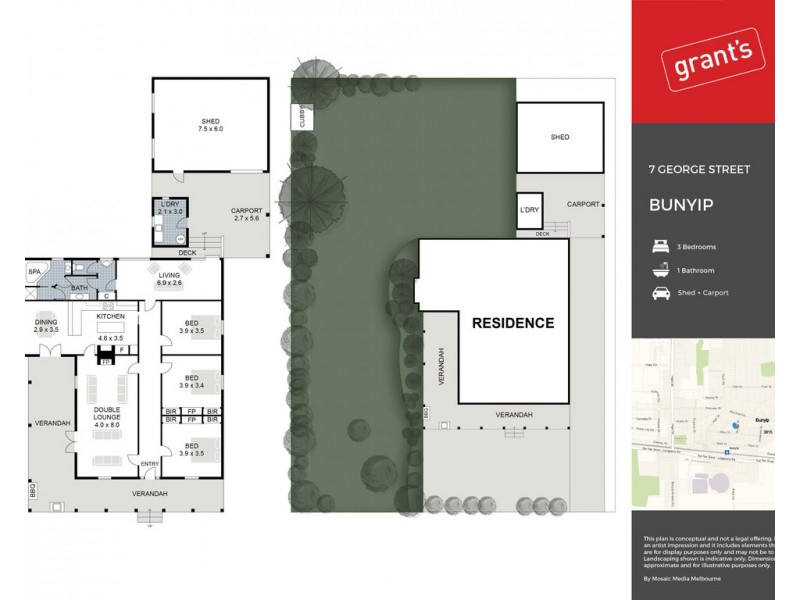 7 George Street, Bunyip VIC 3815 Floorplan