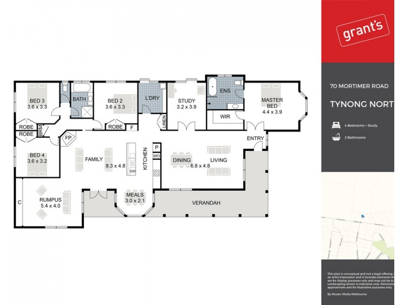 70 Mortimer Road, Tynong North VIC 3813 Floorplan