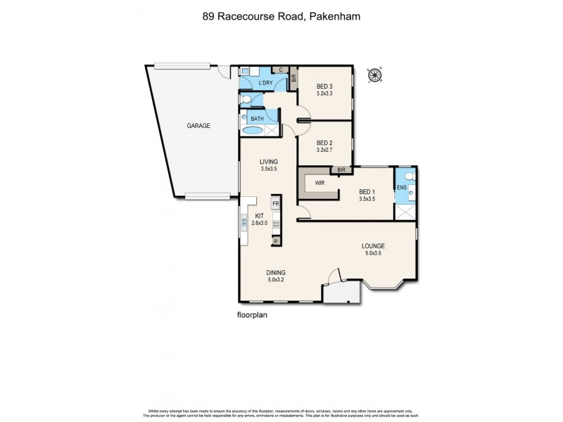 89 Racecourse Road, Pakenham VIC 3810 Floorplan
