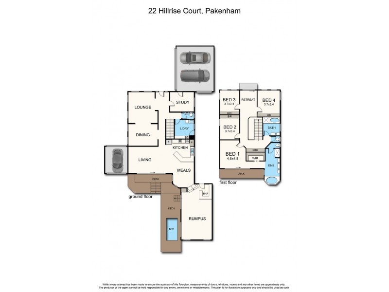 22 Hillrise Court, Pakenham VIC 3810 Floorplan