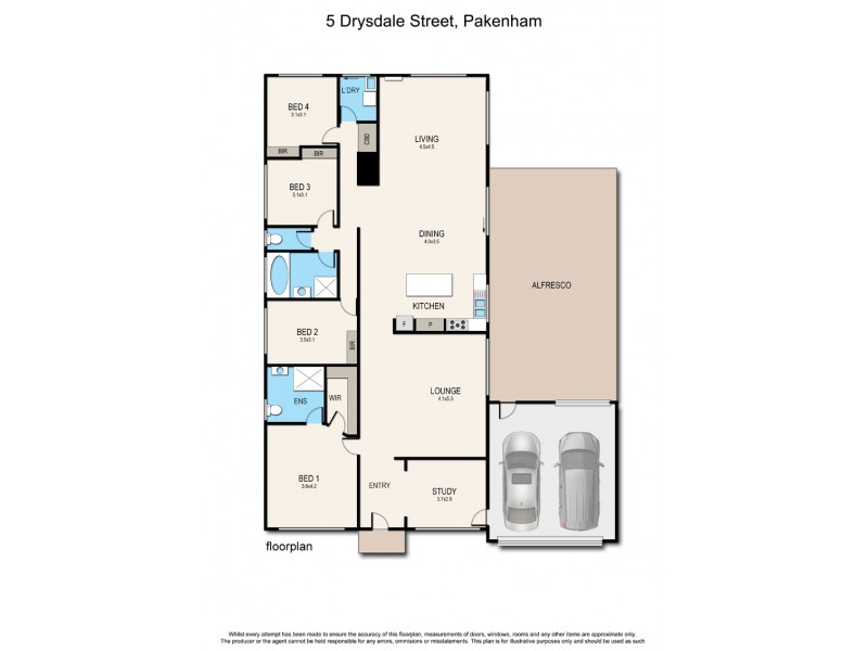 5 Drysdale Street, Pakenham VIC 3810 Floorplan