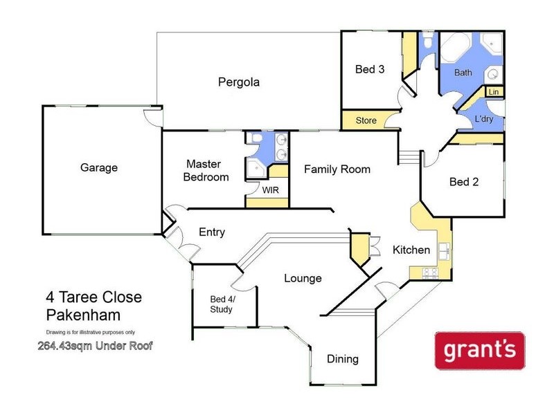 4 Taree Close, Pakenham VIC 3810 Floorplan