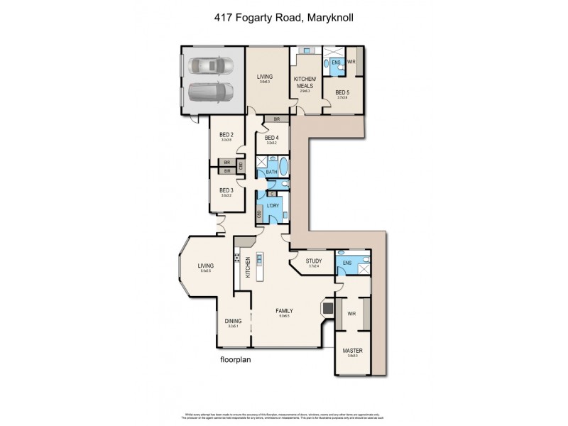 417 Fogarty Road, Maryknoll VIC 3812 Floorplan
