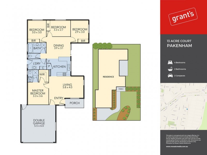 13 Acre Court, Pakenham VIC 3810 Floorplan
