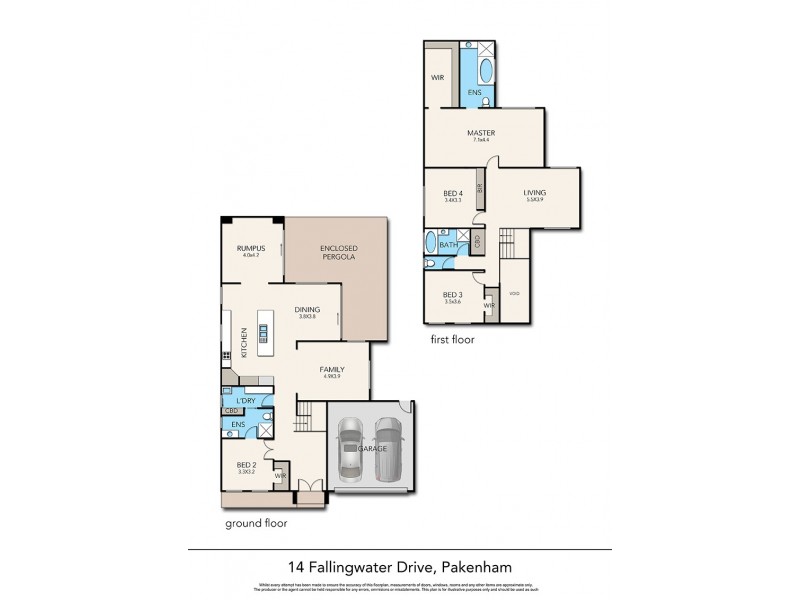 14 Fallingwater Drive, Pakenham VIC 3810 Floorplan