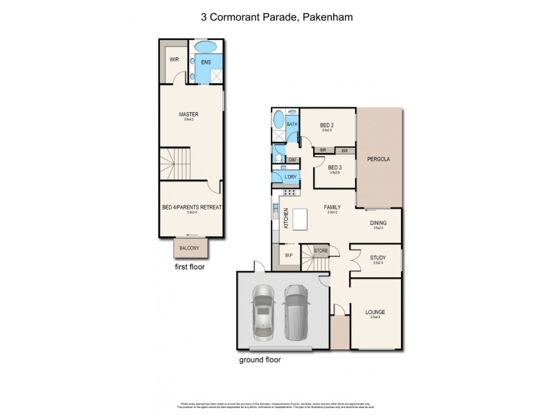 3 Cormorant Parade, Pakenham VIC 3810 Floorplan