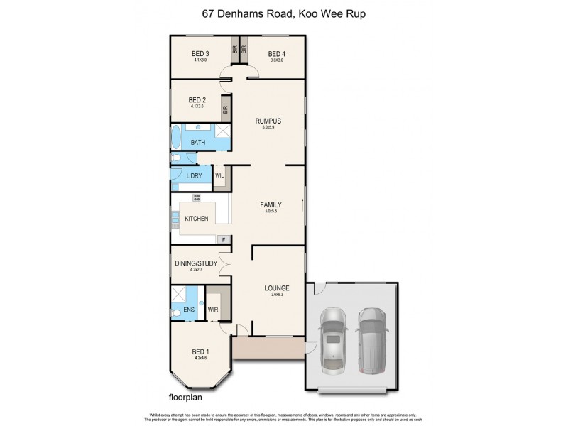 67 Denhams Road, Koo Wee Rup VIC 3981 Floorplan