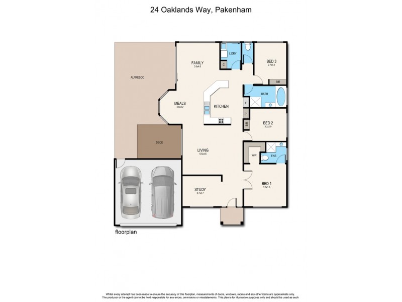 24 Oaklands Way, Pakenham VIC 3810 Floorplan