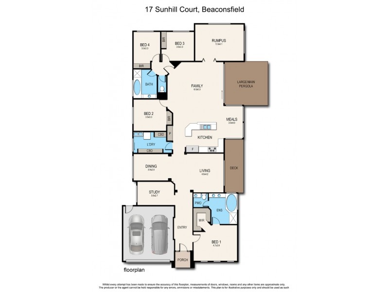 17 Sunhill Court, Beaconsfield VIC 3807 Floorplan