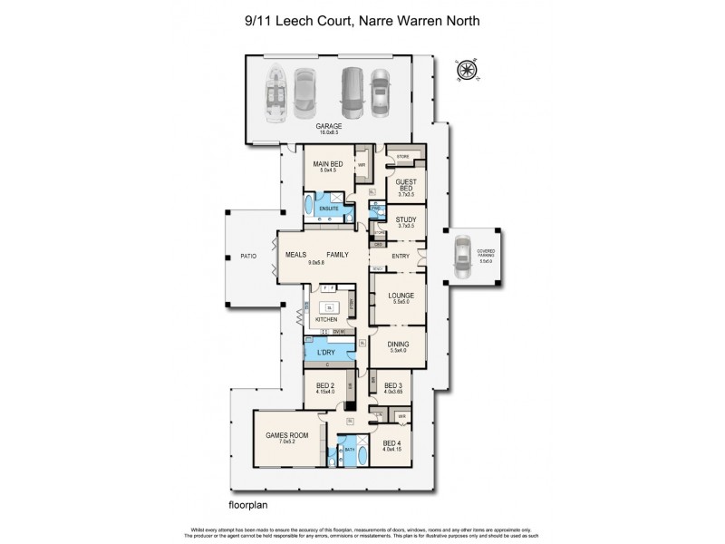 9-11 Leech Court, Narre Warren North VIC 3804 Floorplan