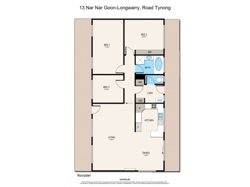 13 Nar Nar Goon – Longwarry Road, Tynong VIC 3813 Floorplan