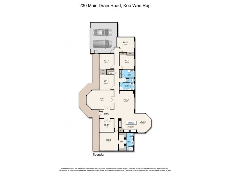 230 Main Drain Road, Koo Wee Rup VIC 3981 Floorplan